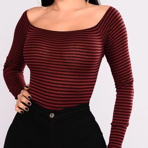 3/$15 Off shoulder bodysuit